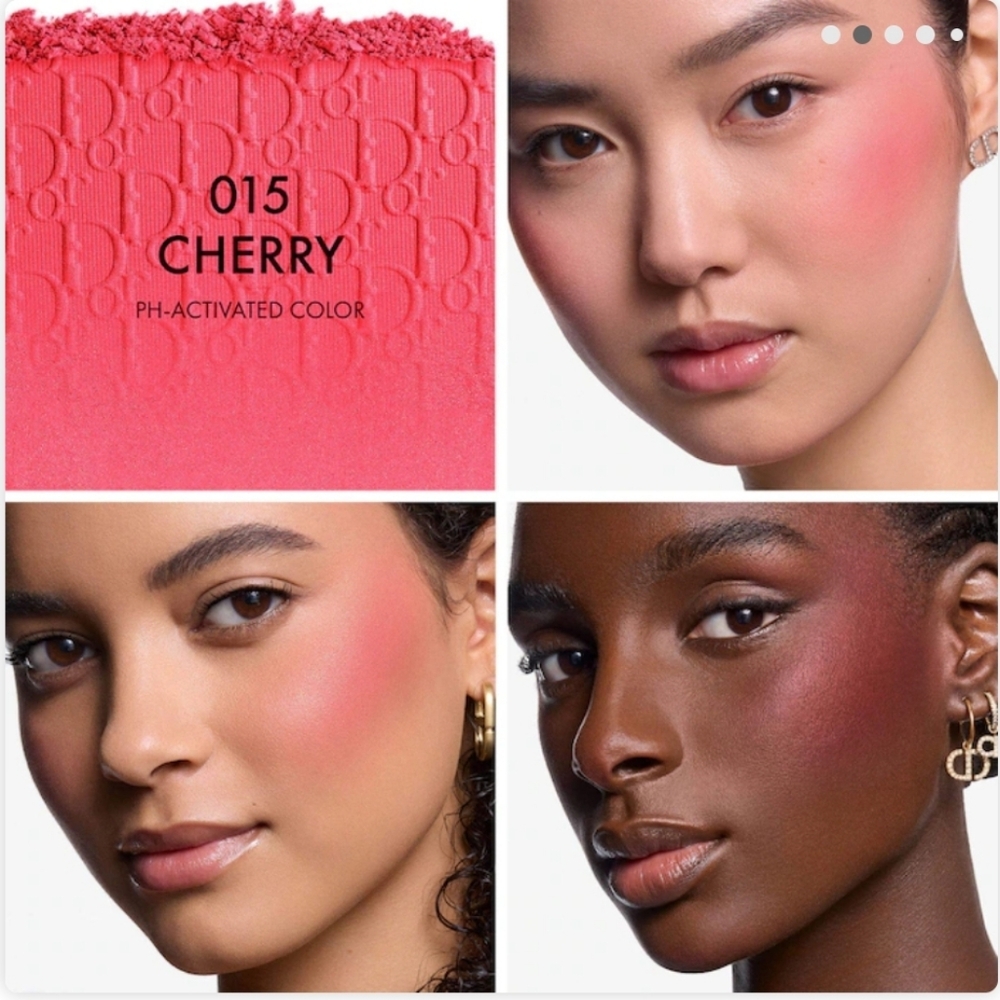 Dior Rosy Glow Blush In 015 Cherry - Picture 2 of 5